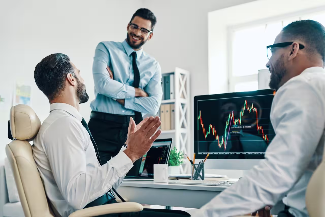 Rikdom Bitrad trading interface illustration